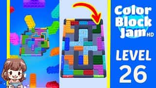 Color Block Jam Level 26 Solution Walkthrough
