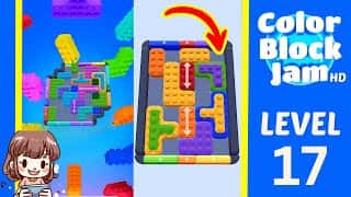 Color Block Jam Level 17 Solution Walkthrough