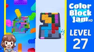 Color Block Jam Level 27 Solution Walkthrough