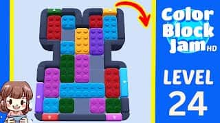Color Block Jam Level 24 Solution Walkthrough