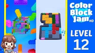 Color Block Jam Level 12 Solution Walkthrough