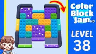 Color Block Jam Level 38 Solution Walkthrough