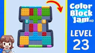 Color Block Jam Level 23 Solution Walkthrough