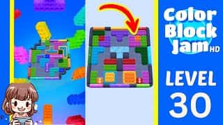 Color Block Jam Level 30 Solution Walkthrough