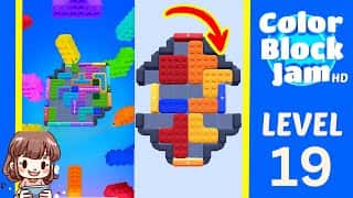 Color Block Jam Level 19 Solution Walkthrough